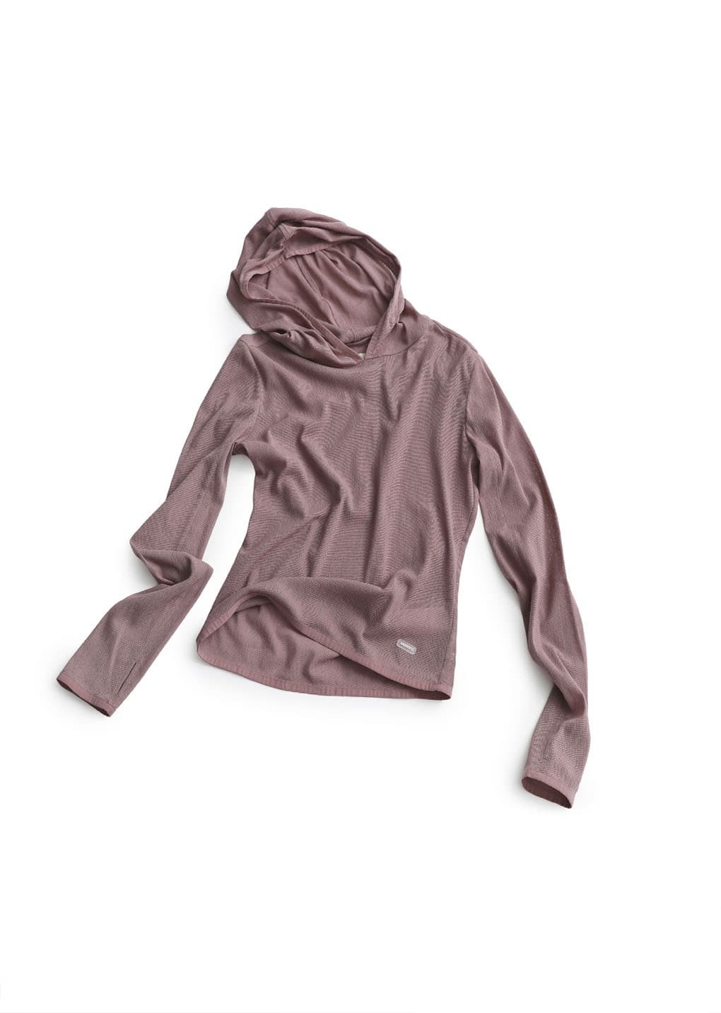 mesh hooded top, pink