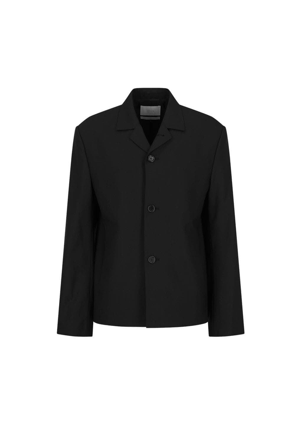 Oversized Wool Jacket, Black