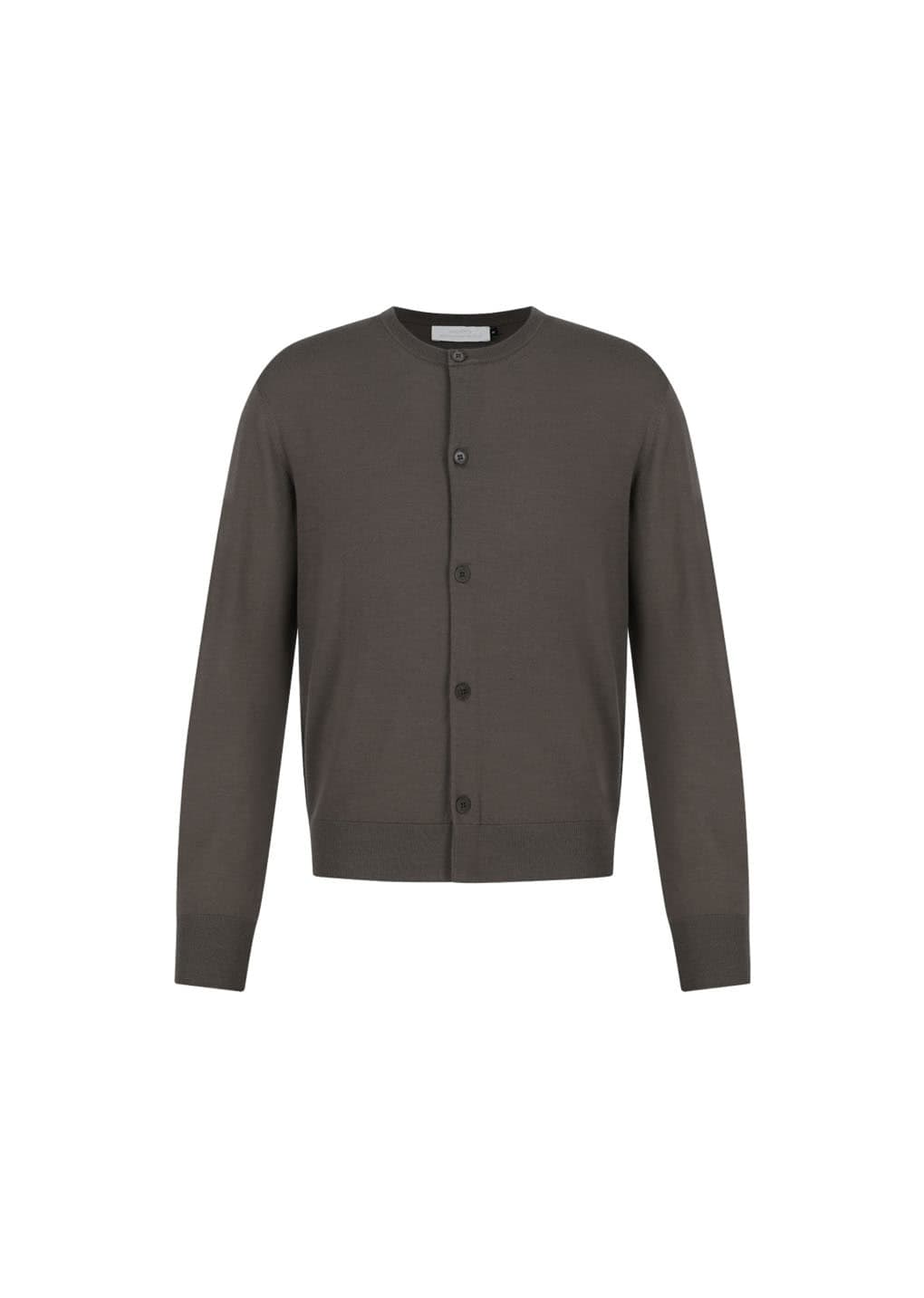Men's Wool Cardigan, Brown