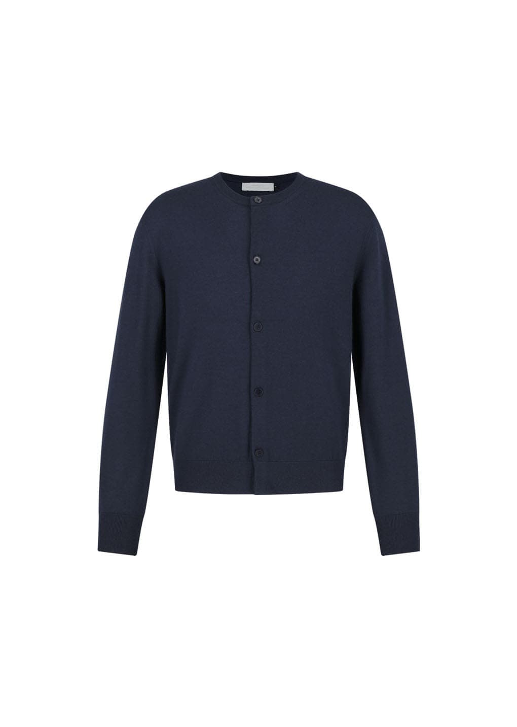 Men's Wool Cardigan, Navy