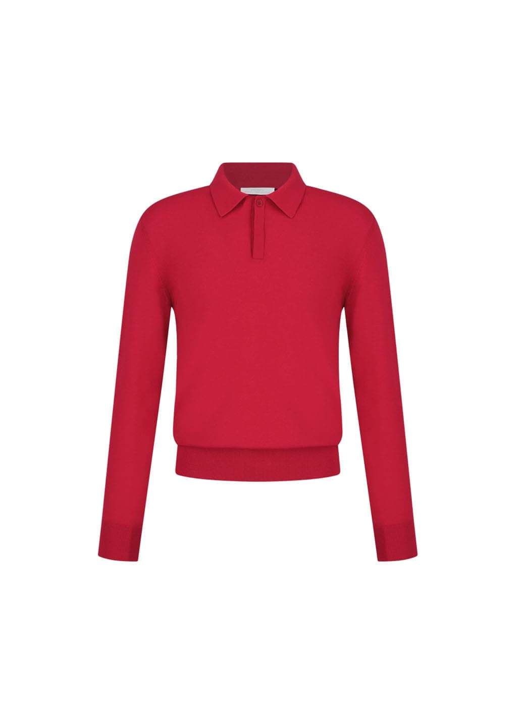 Wool Collar Knit, Red