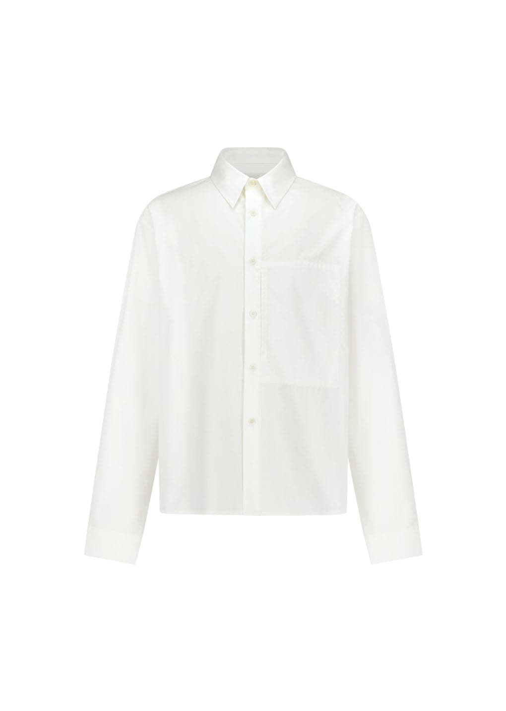 Basic Pocket Shirt, Ivory