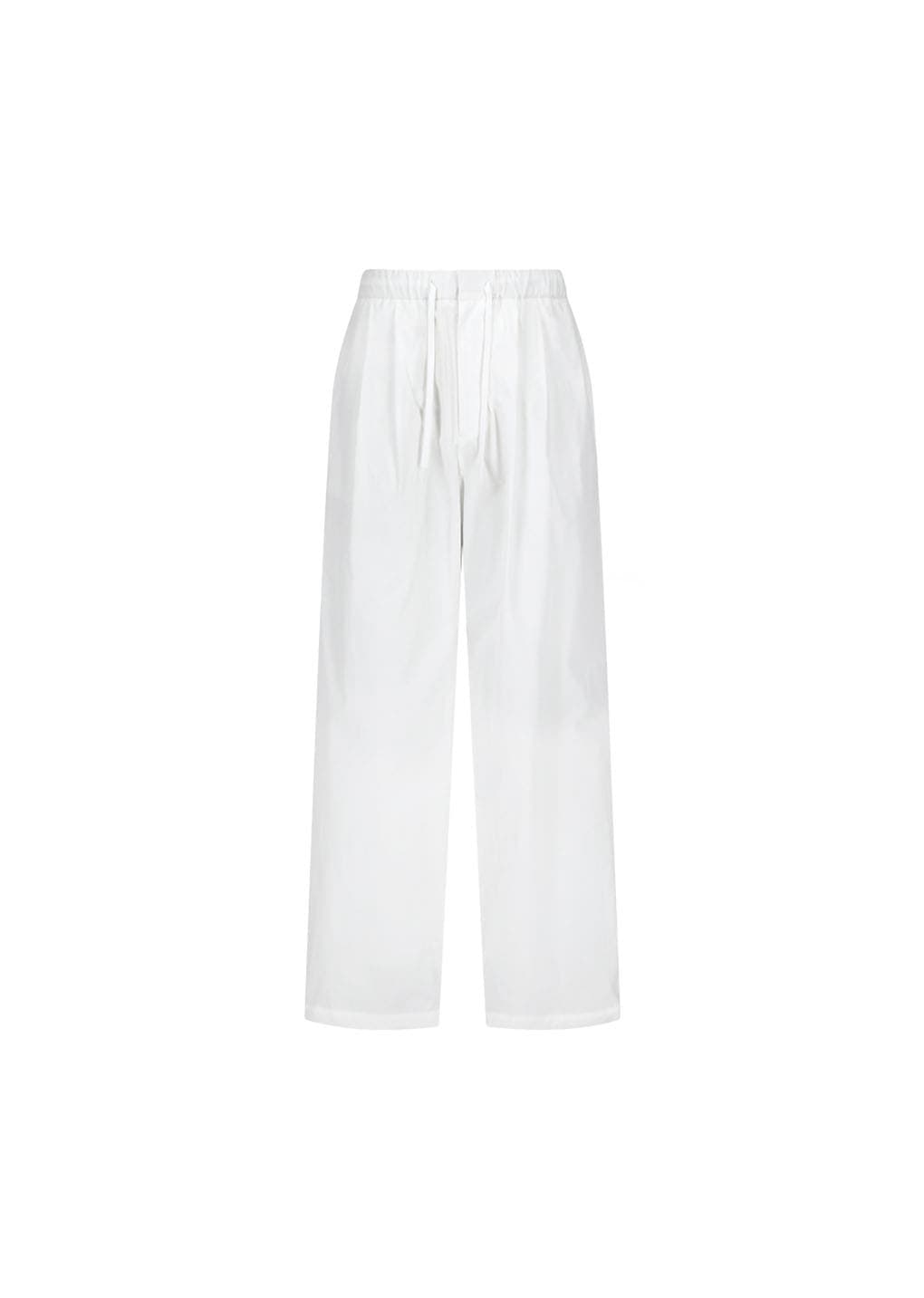 Drawstring Pants, White