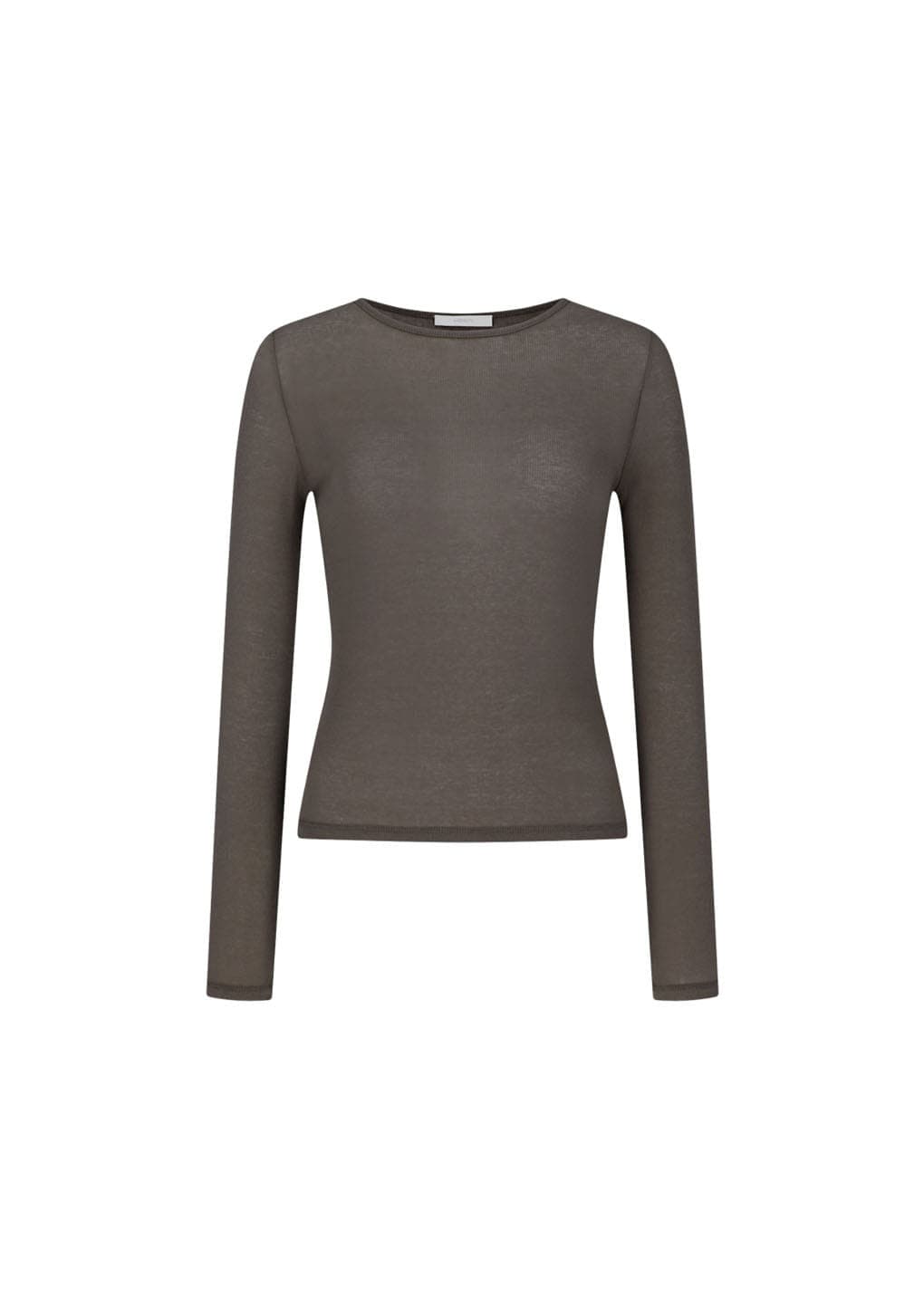 Round T-shirt, Brown