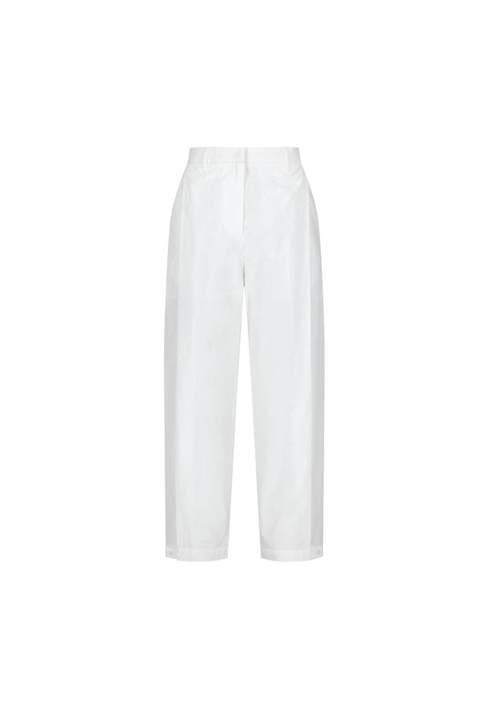 Button Garconne Pants, White