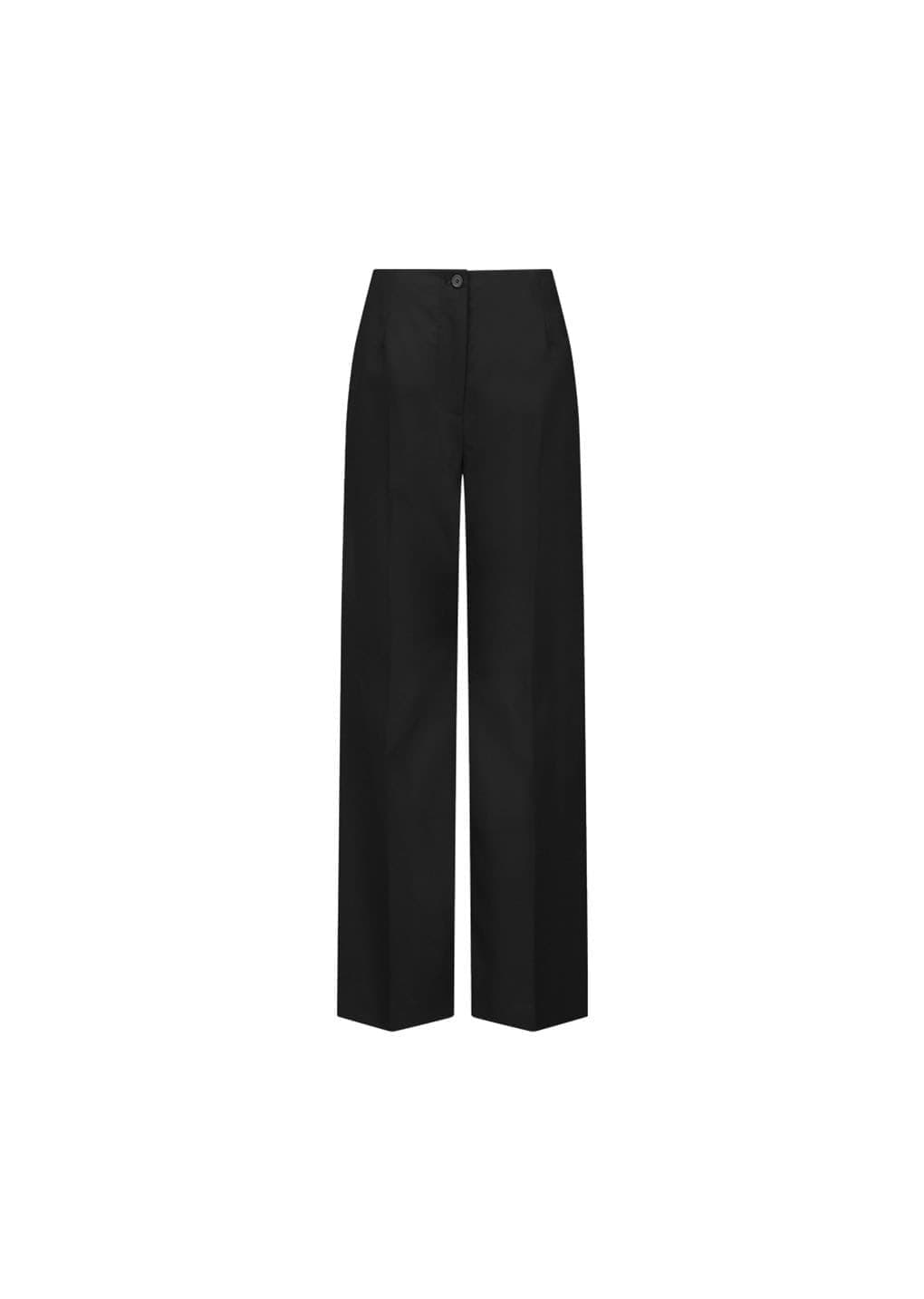 Straight Fit Pants, Black