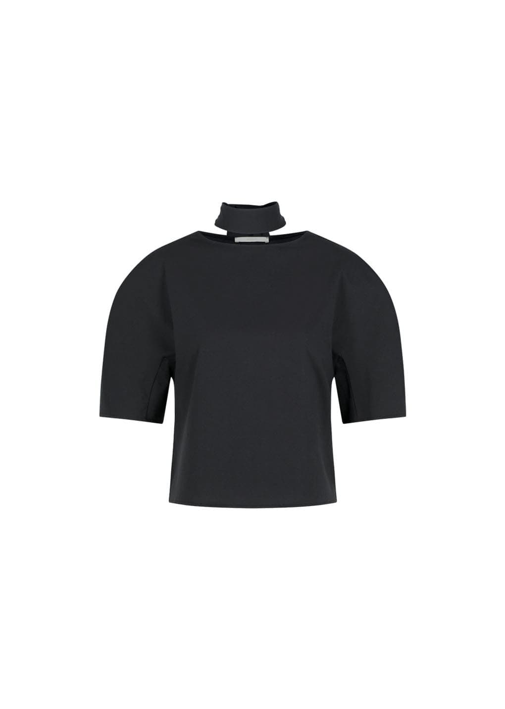 Padded Jersey Top, Charcoal