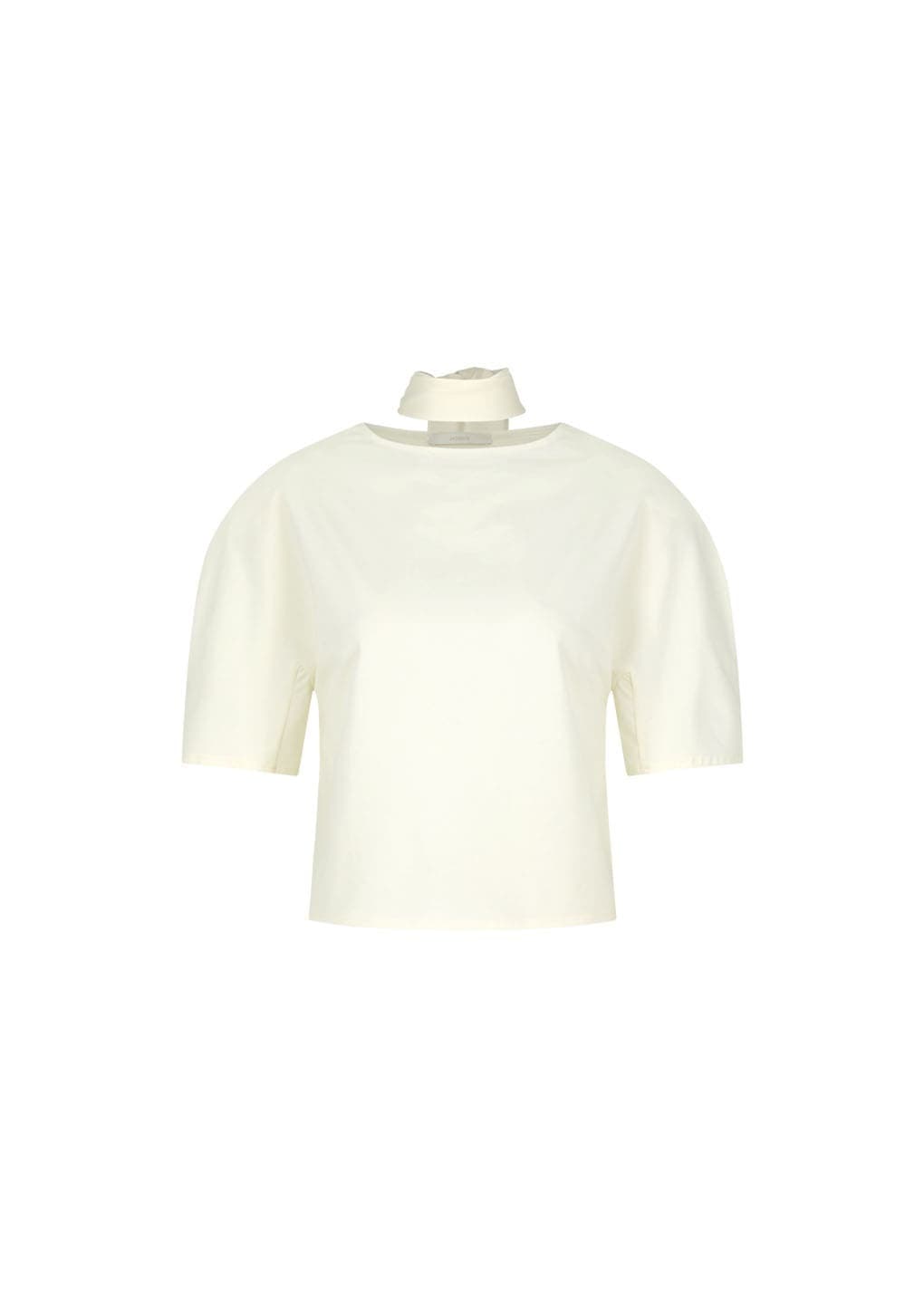 Padded Jersey Top, Ivory