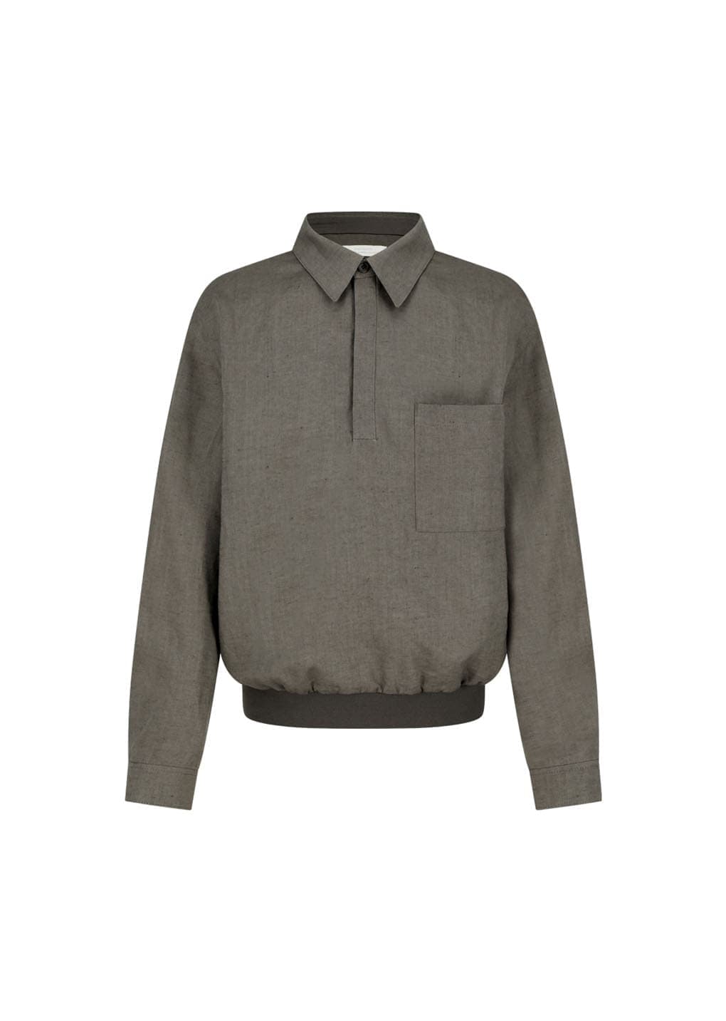 Linen Pullover, Khaki