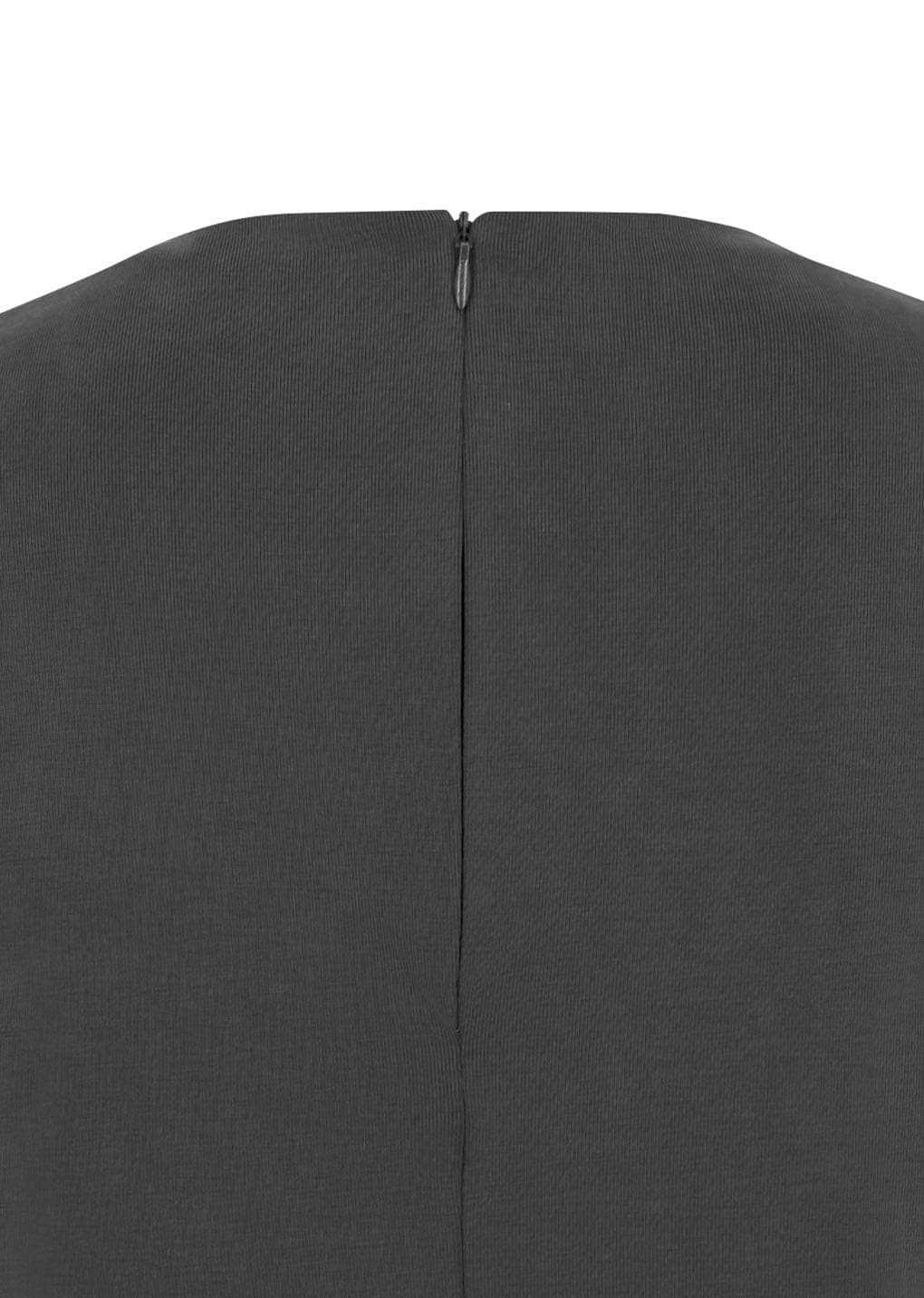 Jersey Mock Neck Top, Charcoal — vue 10