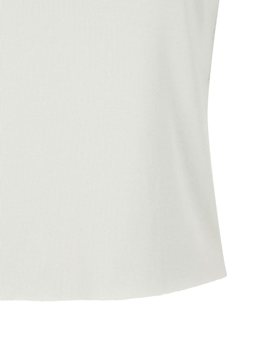 Jersey Mock Neck Top, Ivory — vue 9
