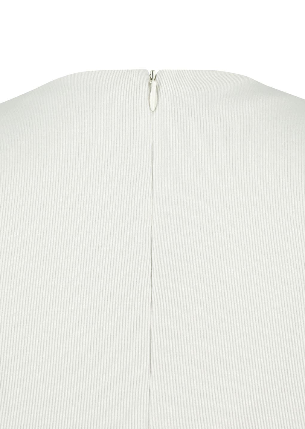 Jersey Mock Neck Top, Ivory — vue 10