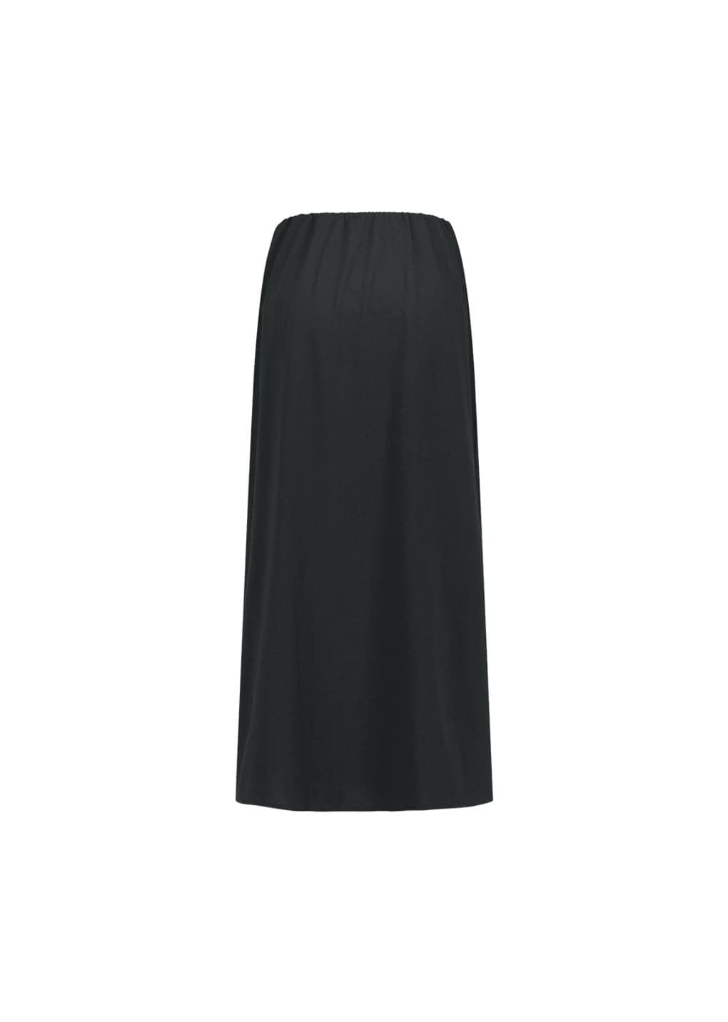 Jersey Maxi Long Skirt, Charcoal — vue 1