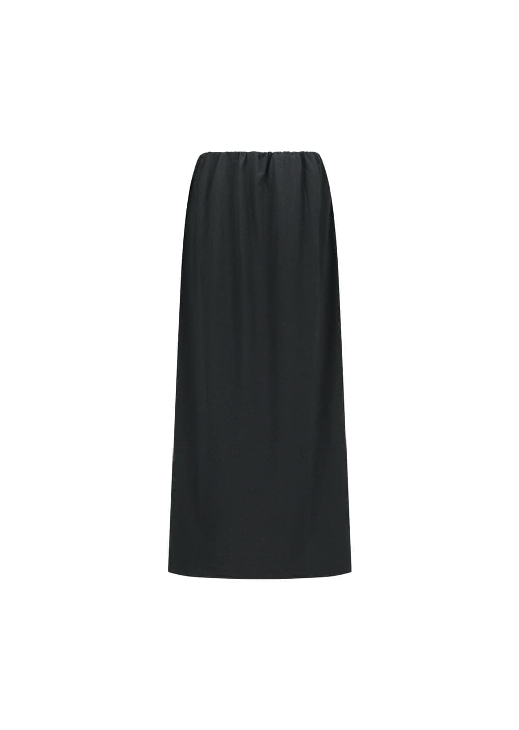 Jersey Maxi Long Skirt, Charcoal