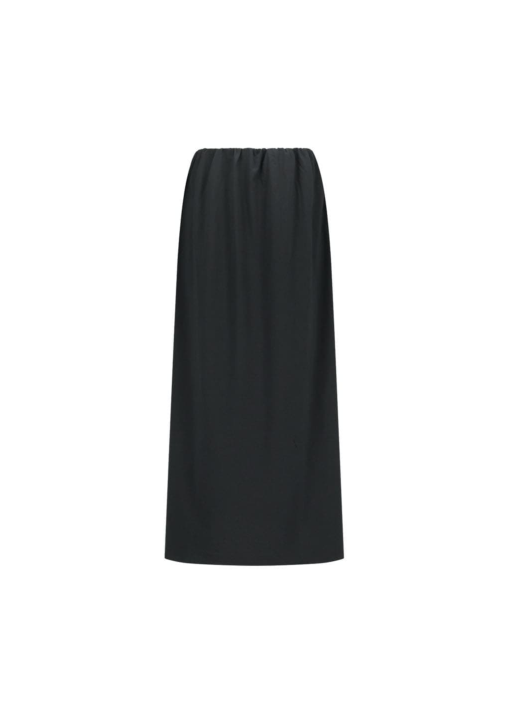 Jersey Maxi Long Skirt, Charcoal