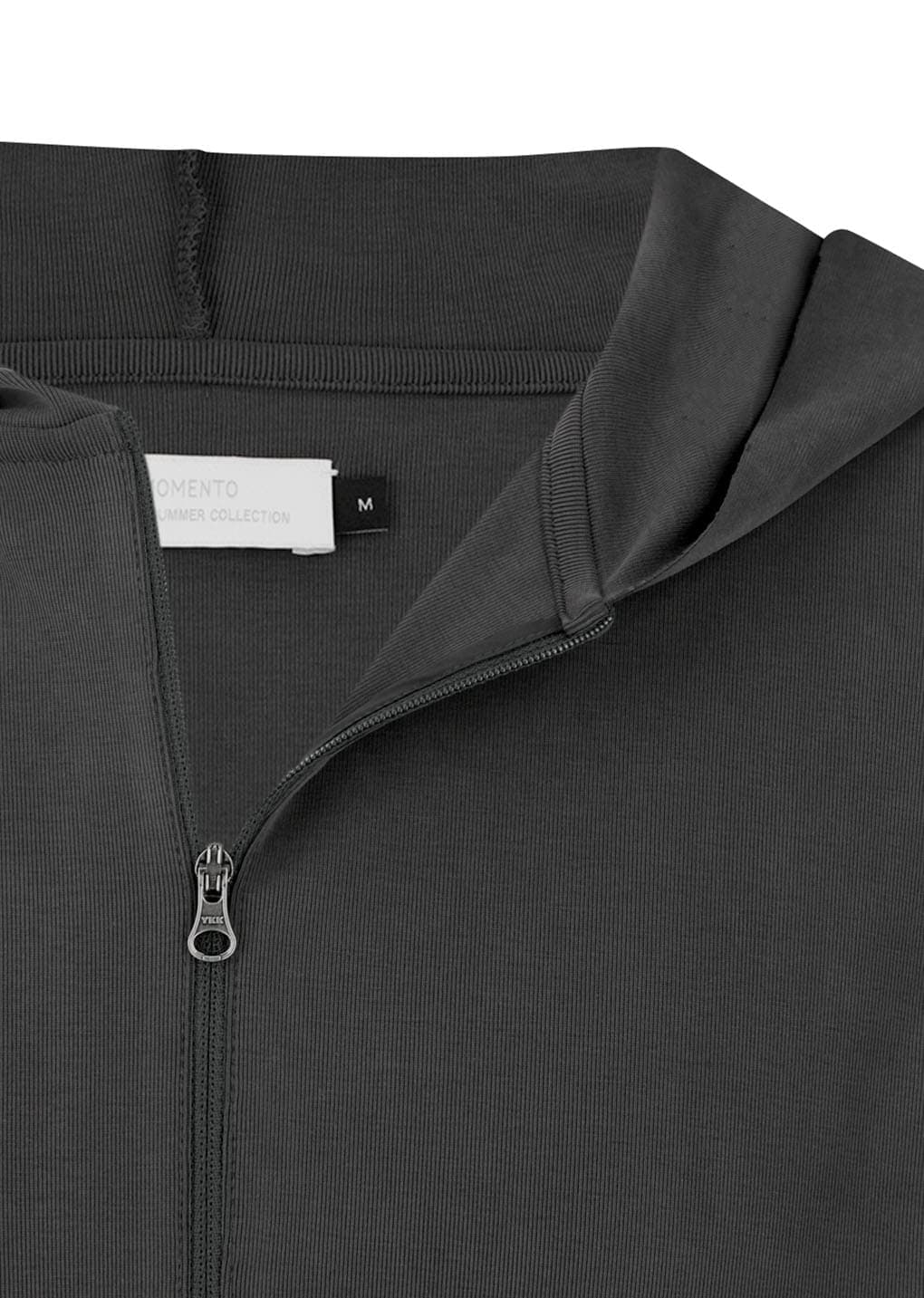 Jersey Hooded Jumper, Charcoal — vue 6
