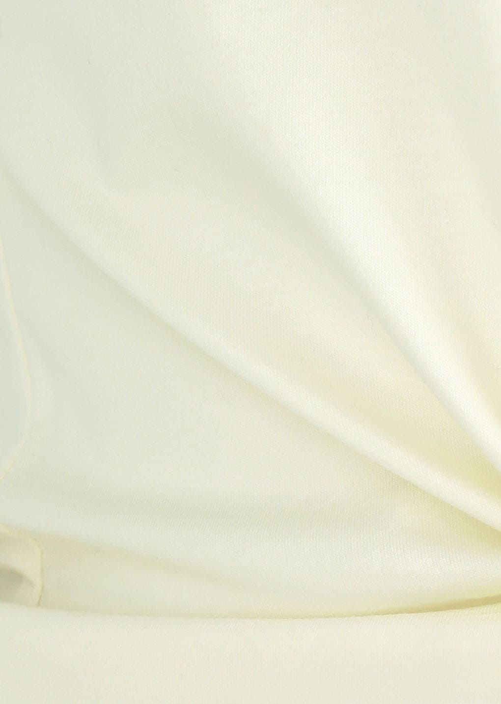 Jersey Halter Neck Top, Ivory — vue 9
