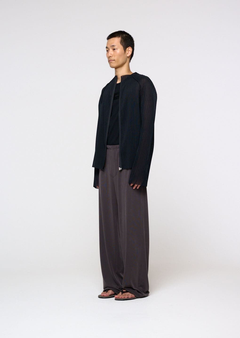Easy Banding Pants, Charcoal — vue 3