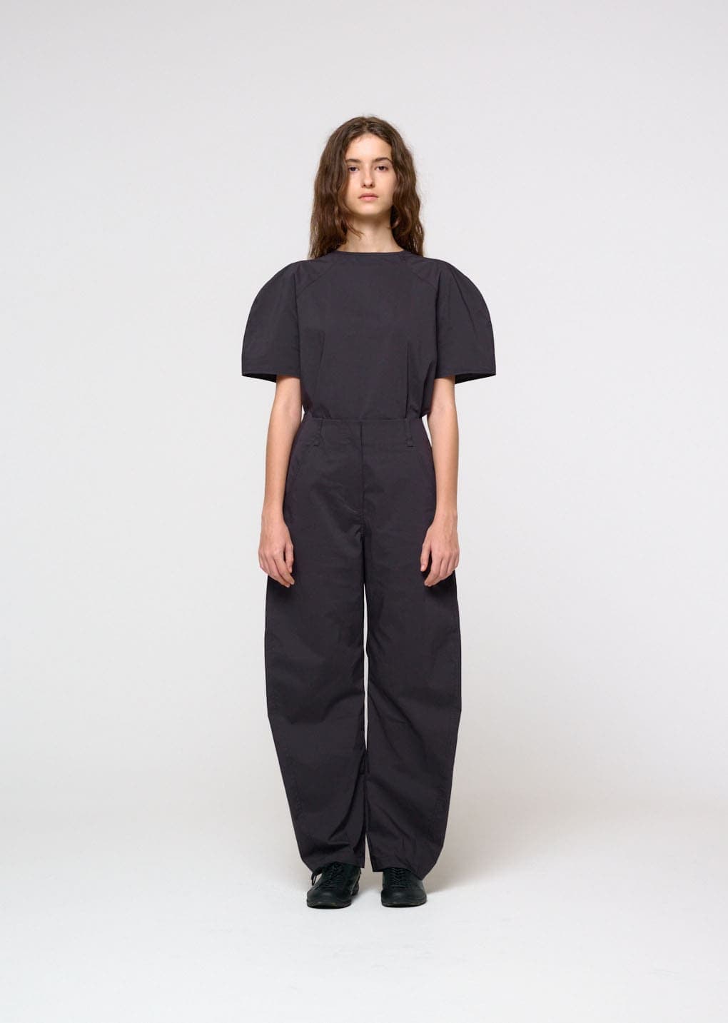 Curved Pants, Charcoal — vue 1