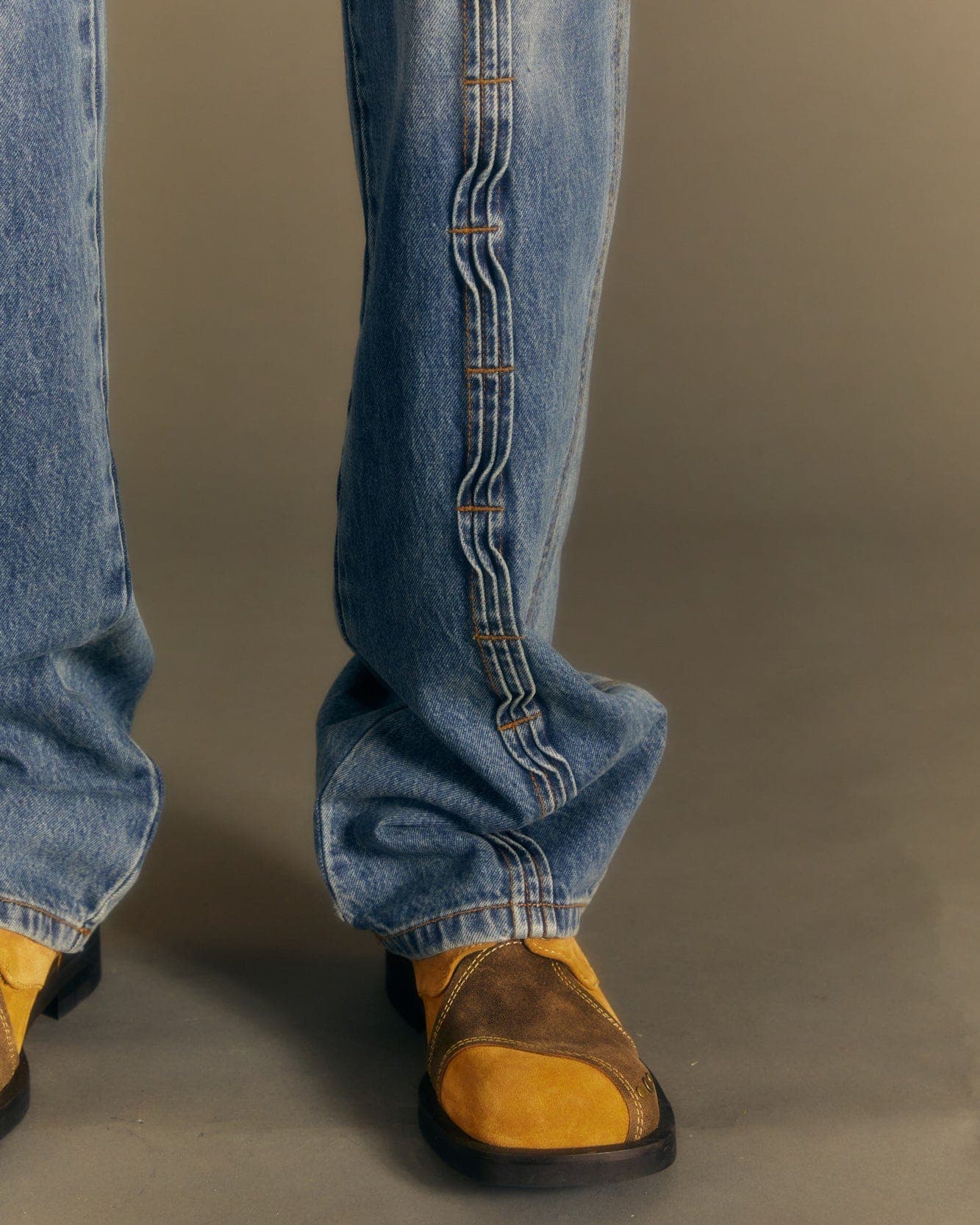 Wave Wide Leg Jeans (Washed Blue) — vue 11