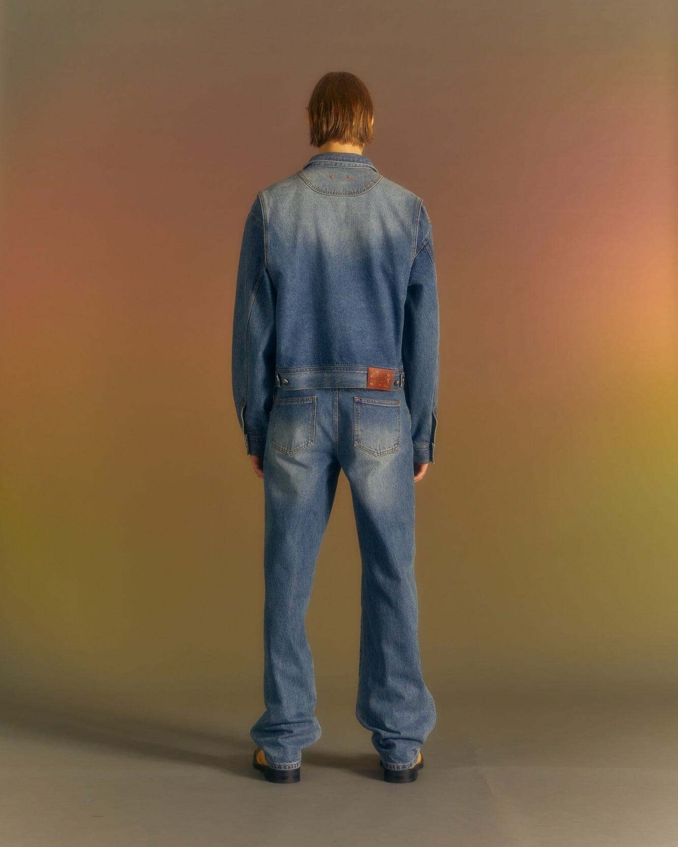Wave Wide Leg Jeans (Washed Blue) — vue 7