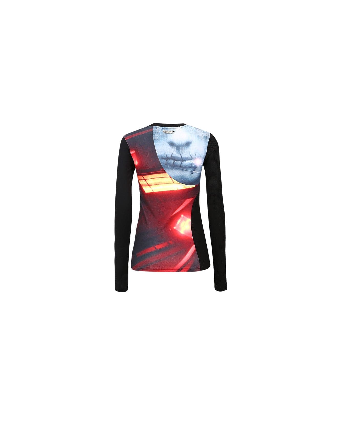ADSB Film Archive Long Sleeve Tee (Red & Grey) — vue 4