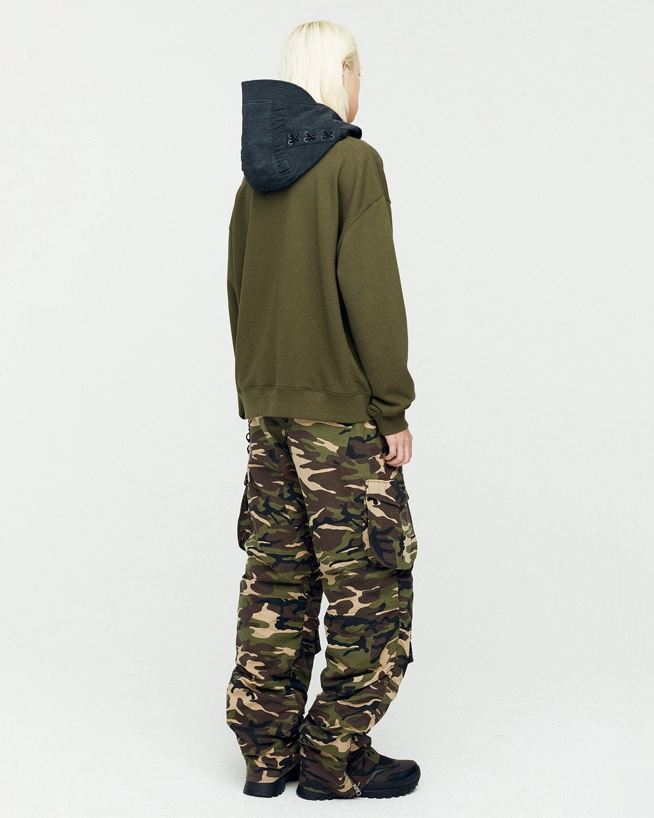 Reversible Padded Camouflague Cargo Pants (Sand) — vue 6