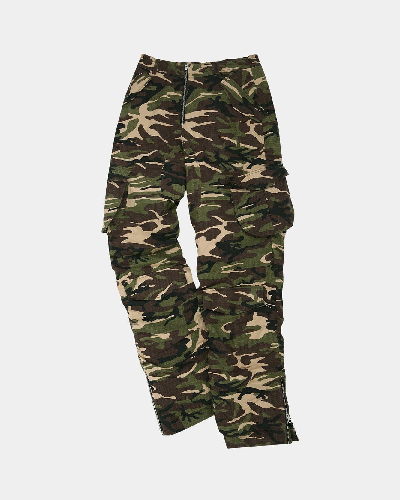 Reversible Padded Camouflague Cargo Pants (Sand) — vue 1