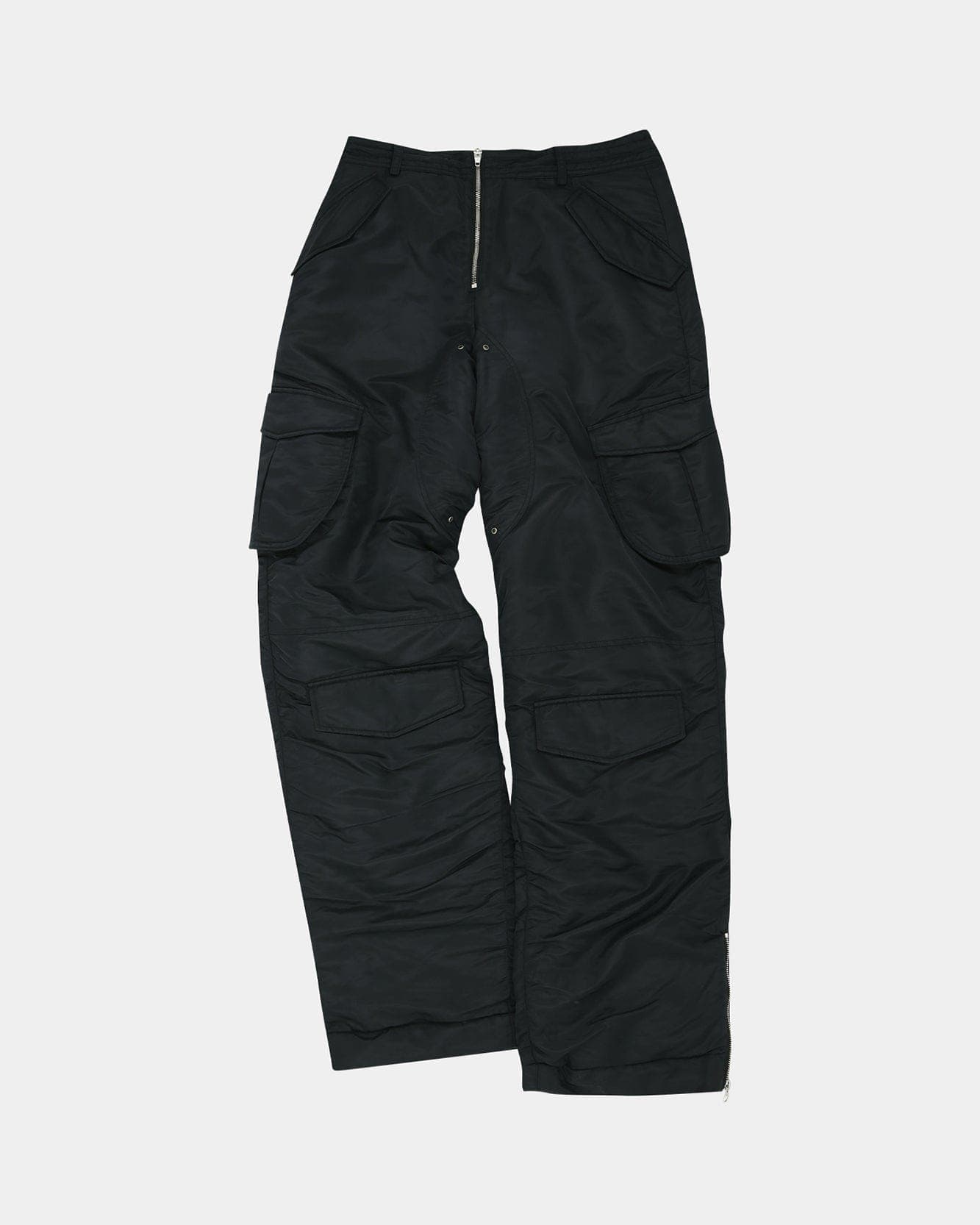Reversible Padded Cargo Pants (Black)