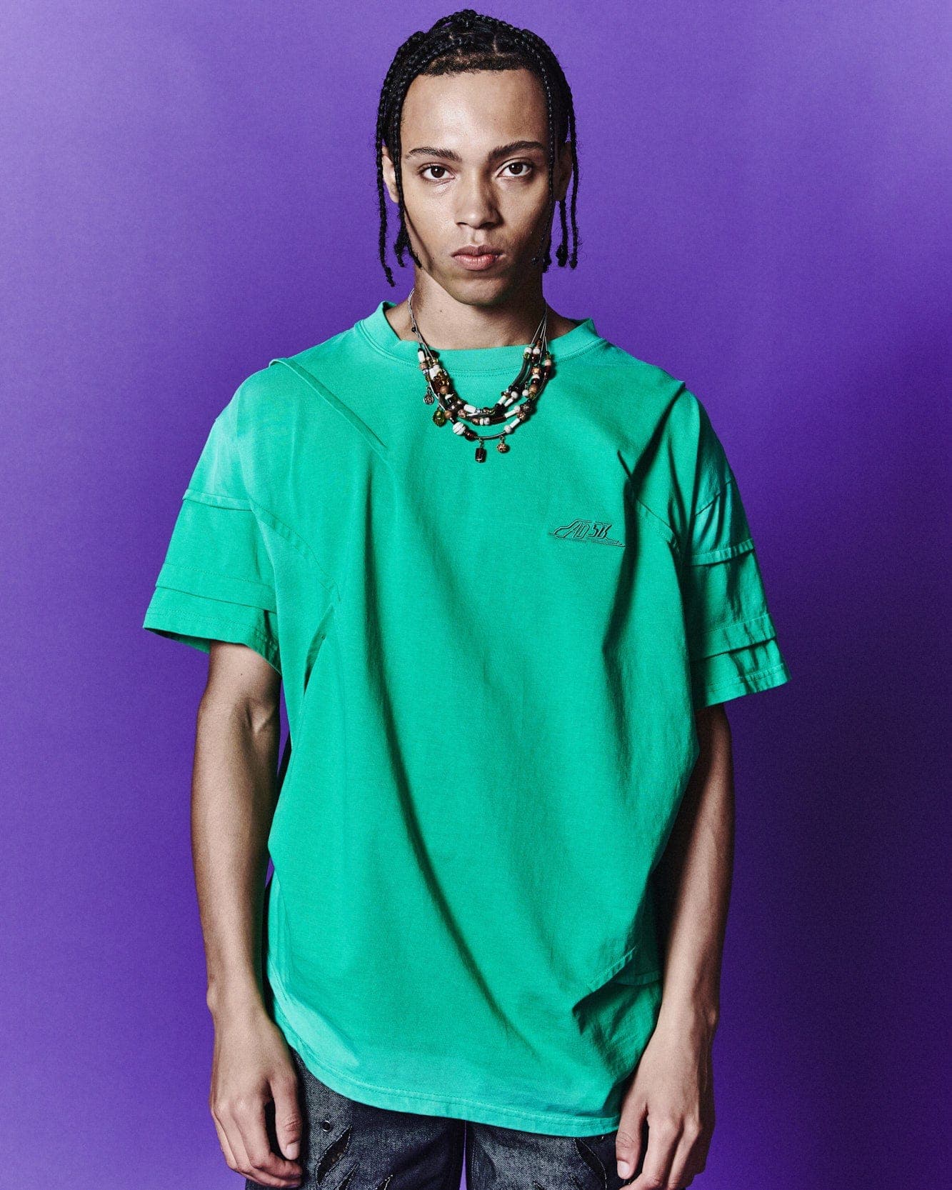 Mardro Gradient T-Shirts (Green) — vue 2