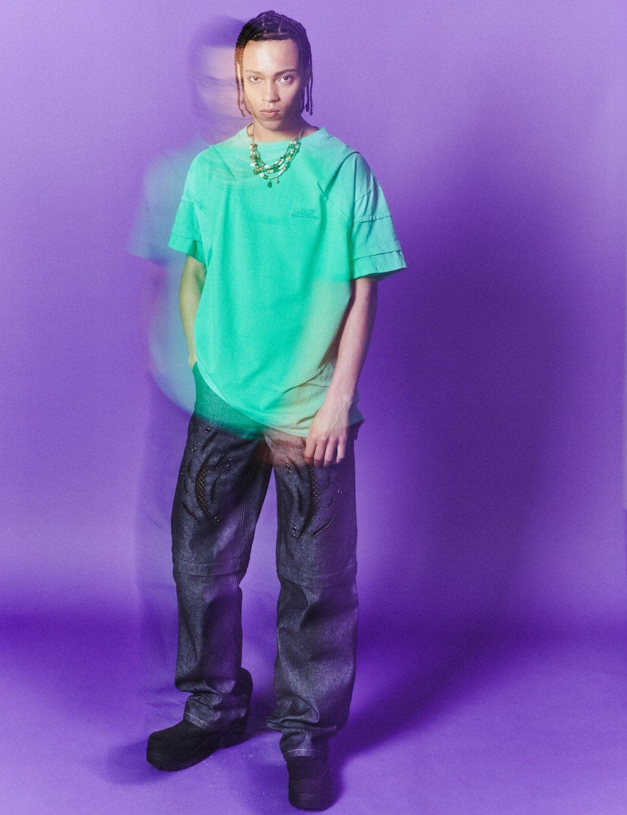 Mardro Gradient T-Shirts (Green) — vue 6