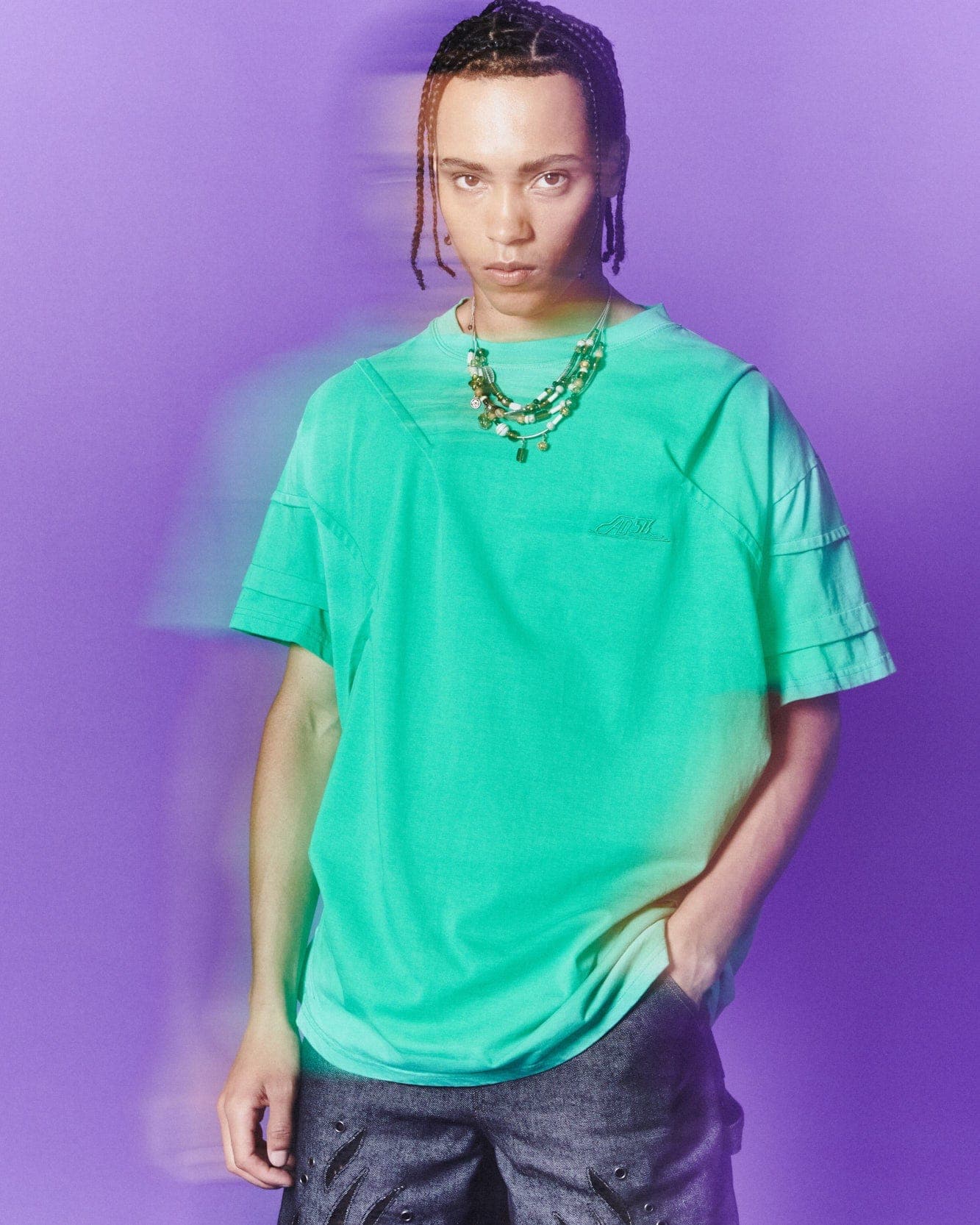 Mardro Gradient T-Shirts (Green) — vue 8
