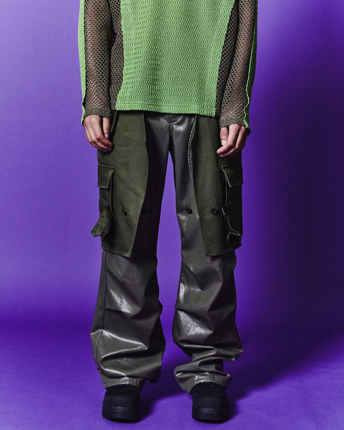 Raptor Layered Cargo Pants (Khaki) — vue 9