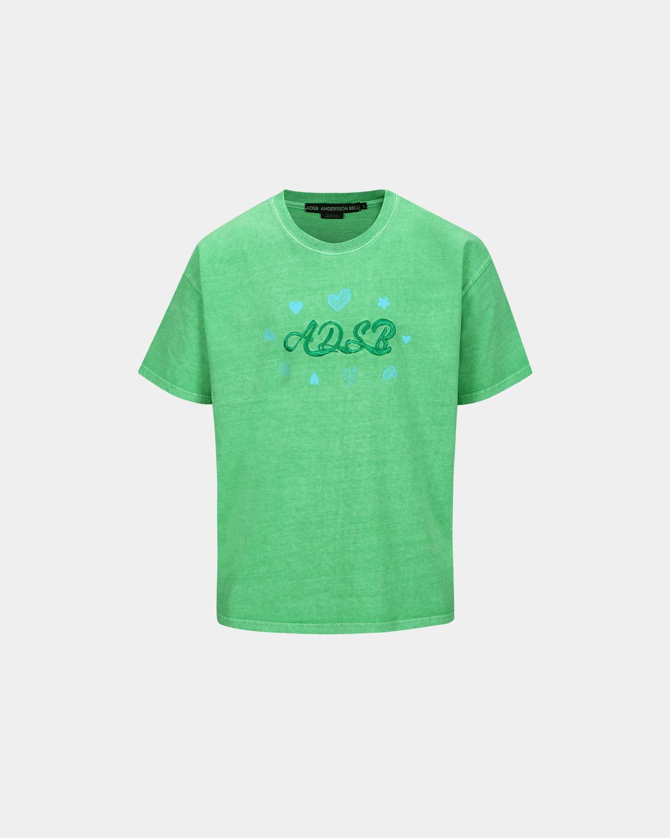 ADSB Hearts Card T-Shirts (Green)
