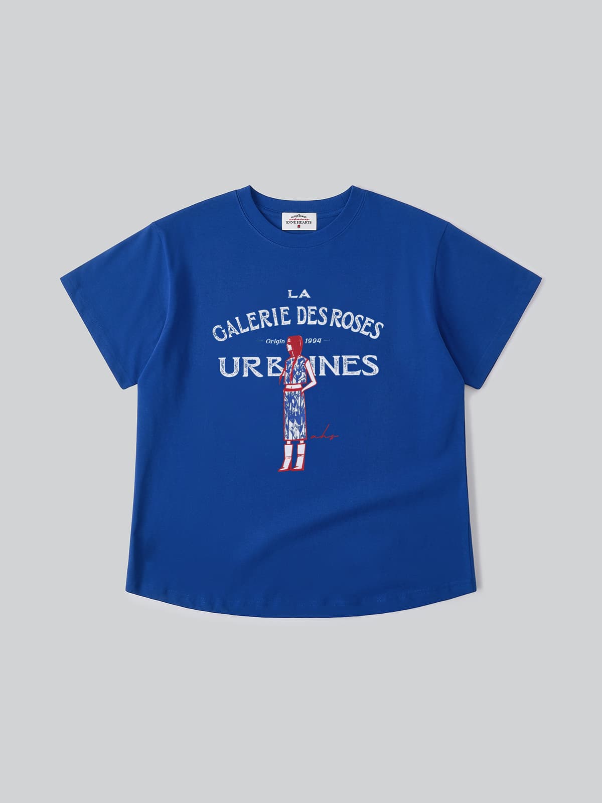 French Muse Artwork Tee (Blue) — vue 17