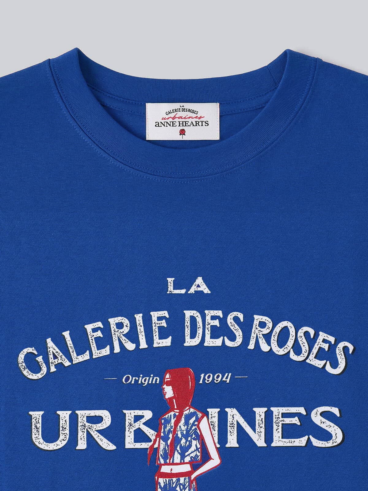French Muse Artwork Tee (Blue) — vue 19