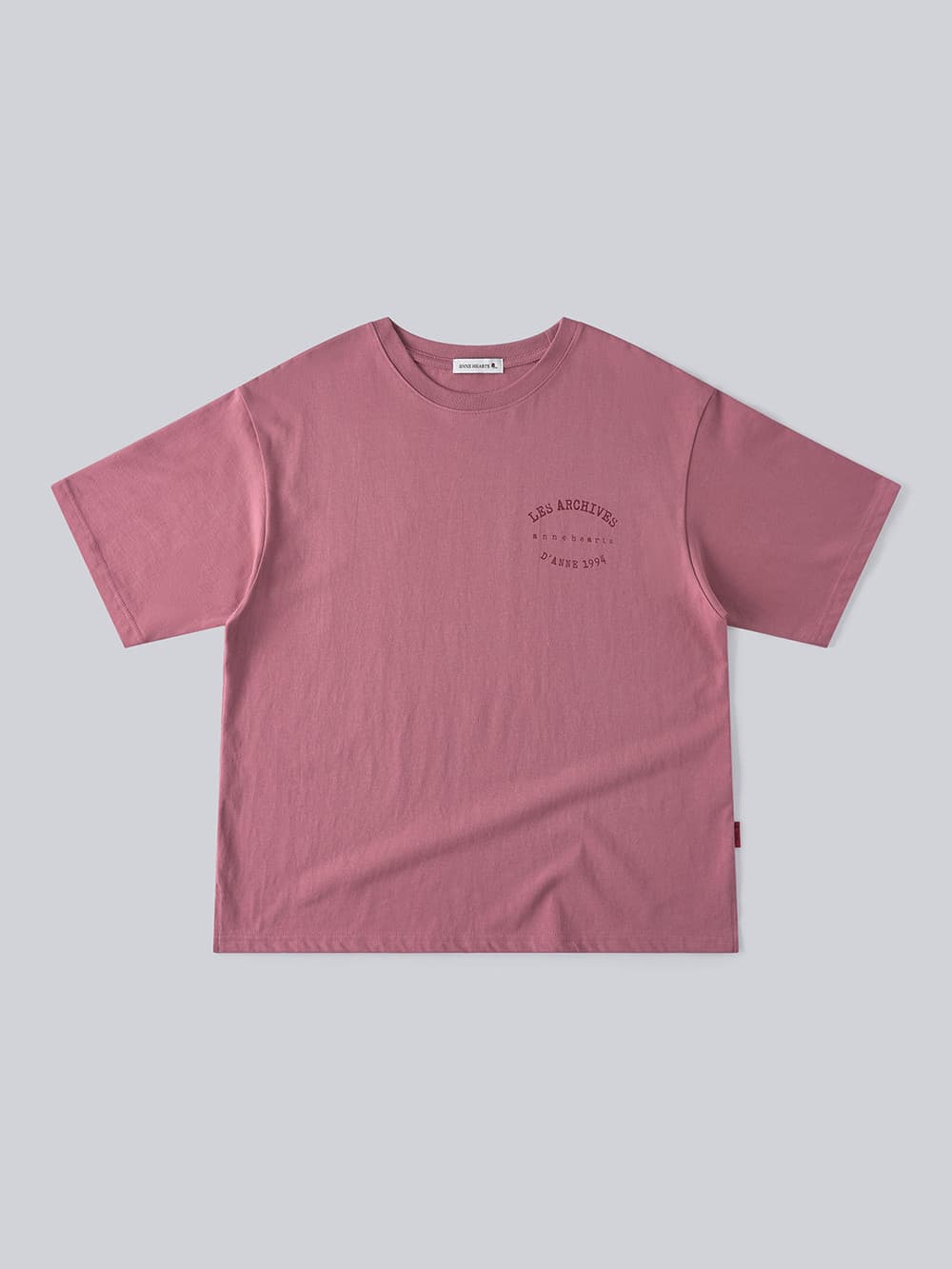 Bob Muse Print Overfit Tee (Indie Pink) — vue 2