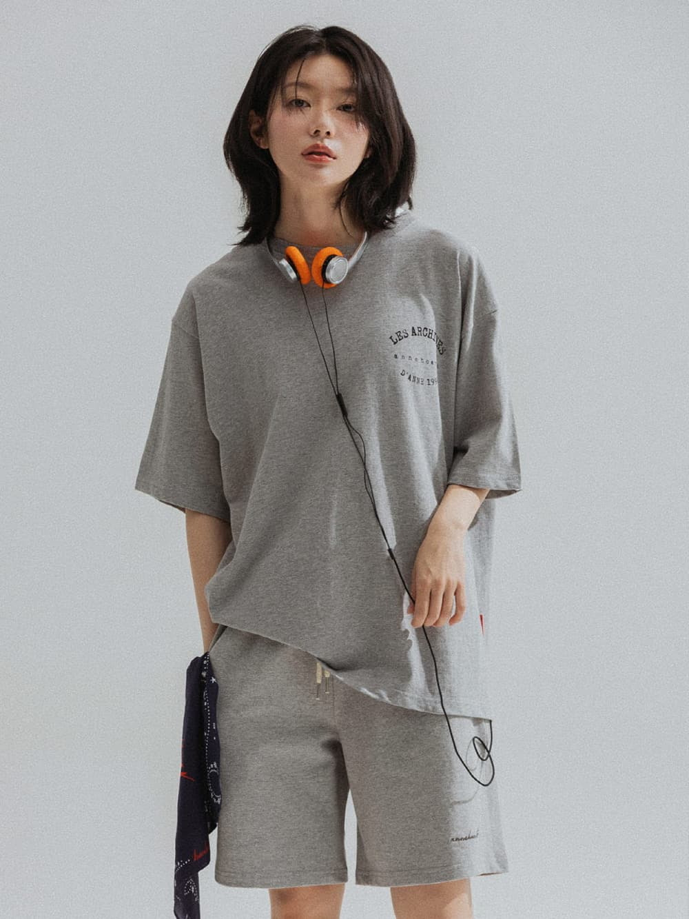 Bob Muse Print Overfit Tee (Melange) — vue 3