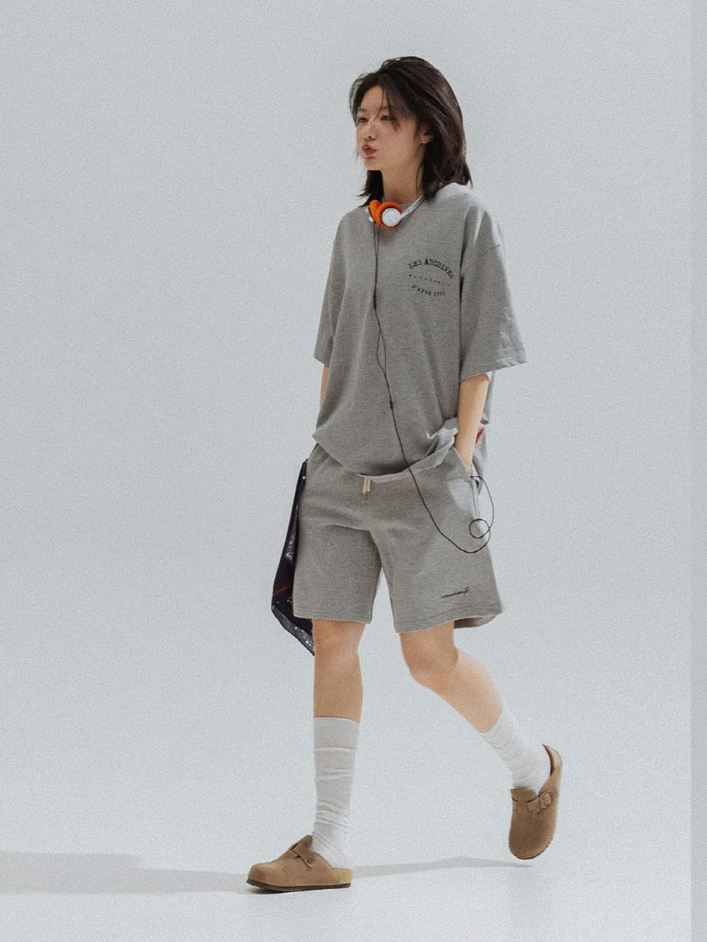 Bob Muse Print Overfit Tee (Melange) — vue 5