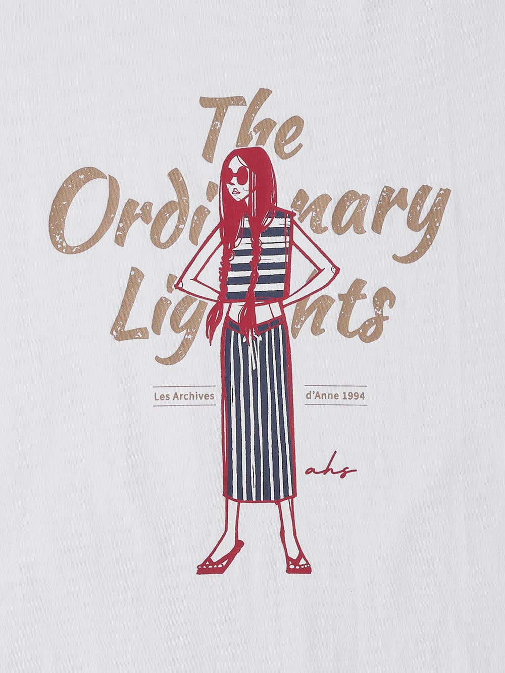 Ordinary Girl Tee (White) — vue 9
