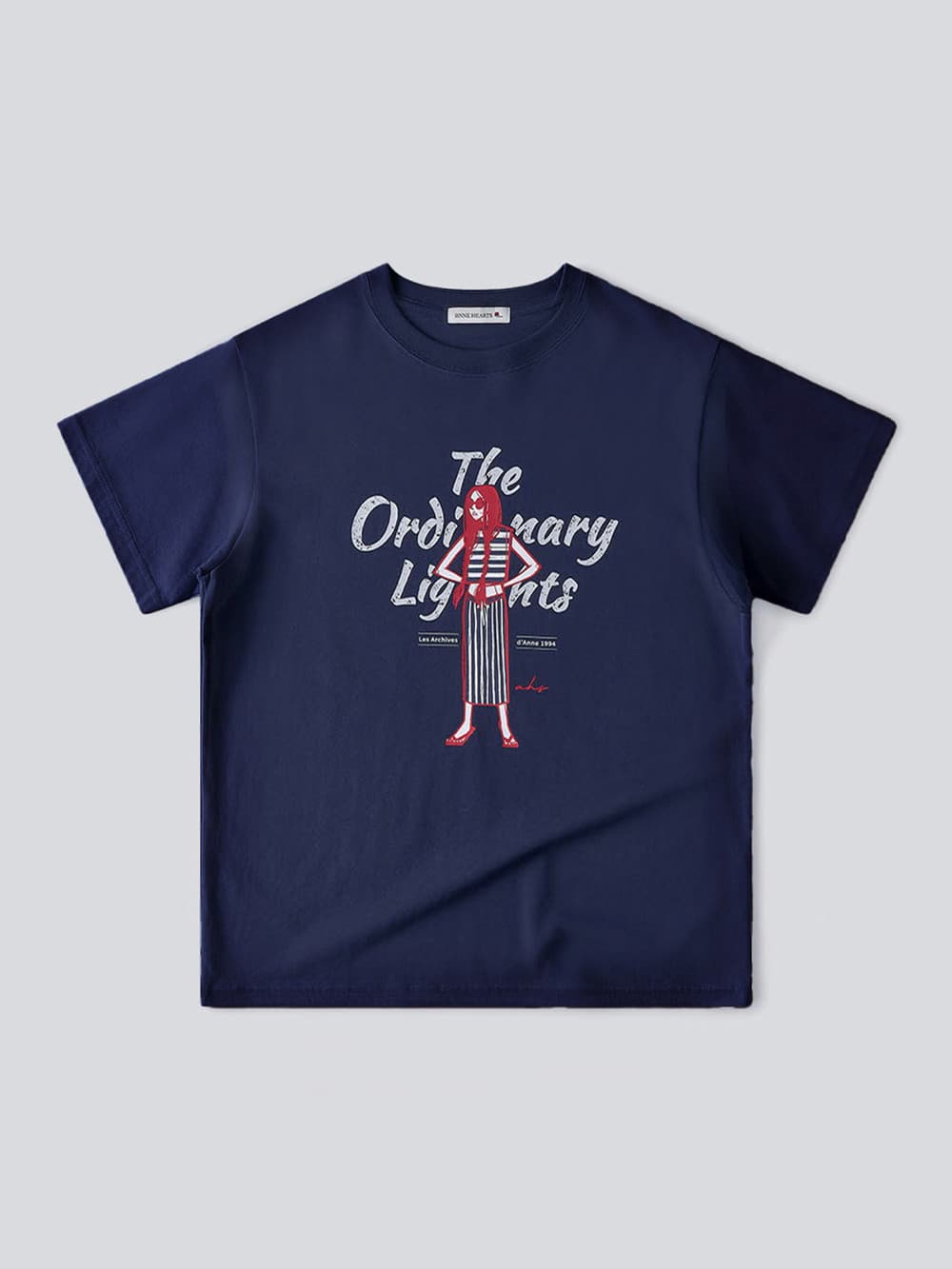 Ordinary Girl Tee (Navy) — vue 2