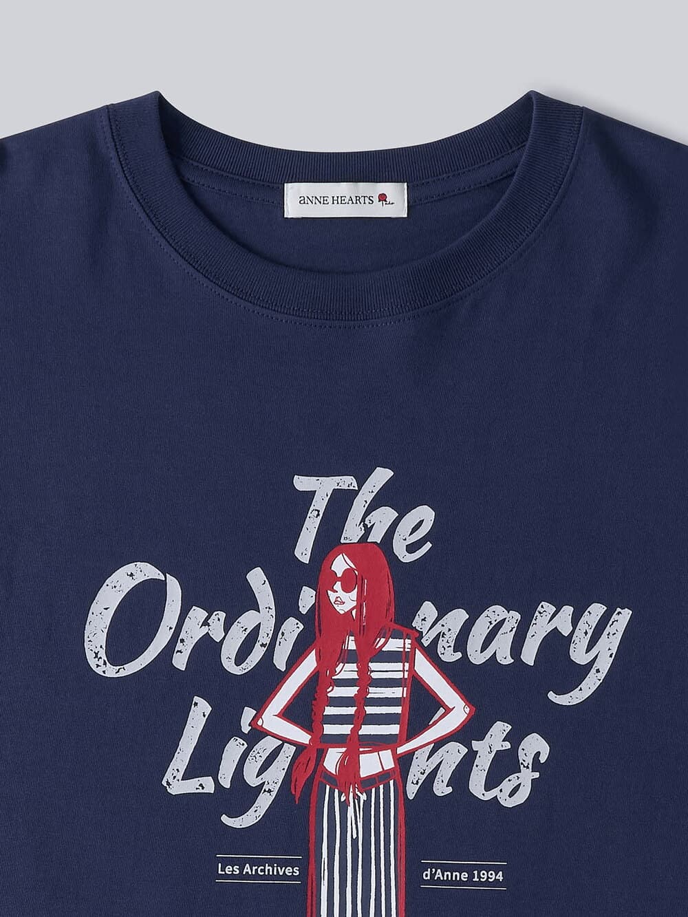 Ordinary Girl Tee (Navy) — vue 7