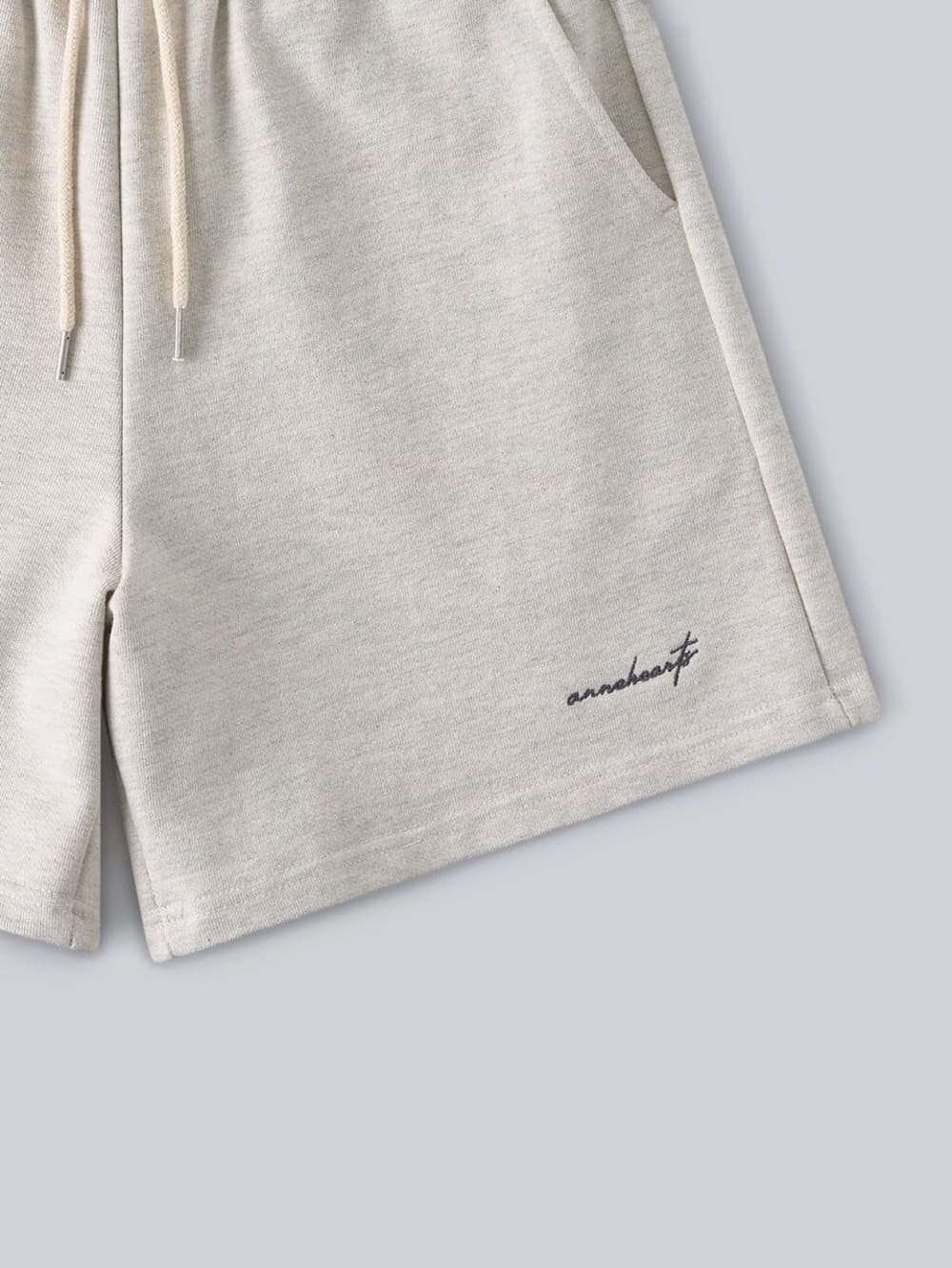 French Terry Shorts (Oatmeal) — vue 11