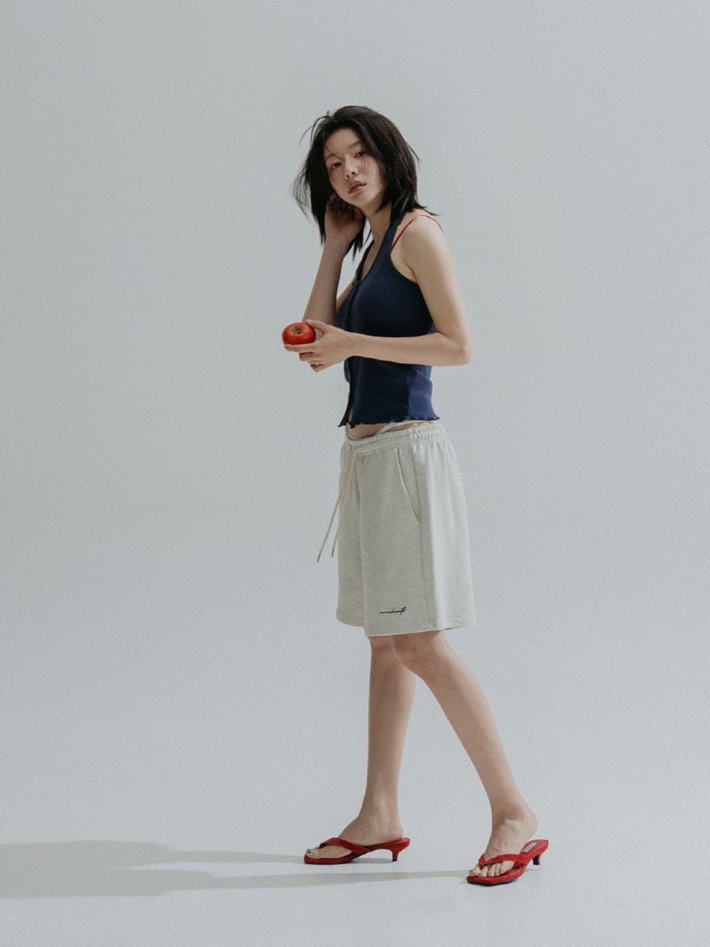 French Terry Shorts (Oatmeal) — vue 7