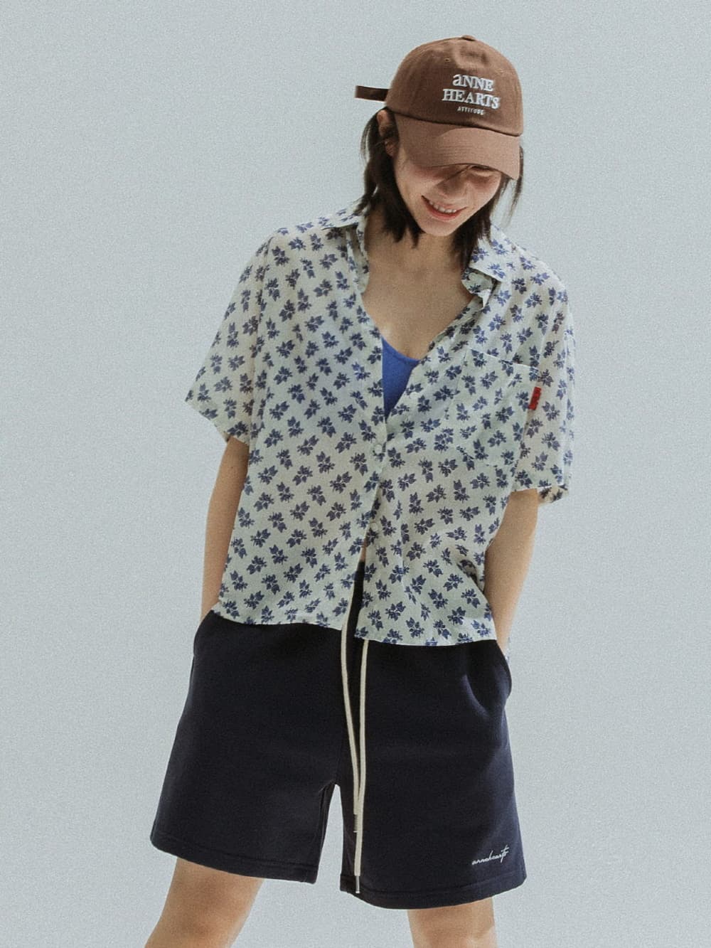 French Terry Shorts (Navy) — vue 5