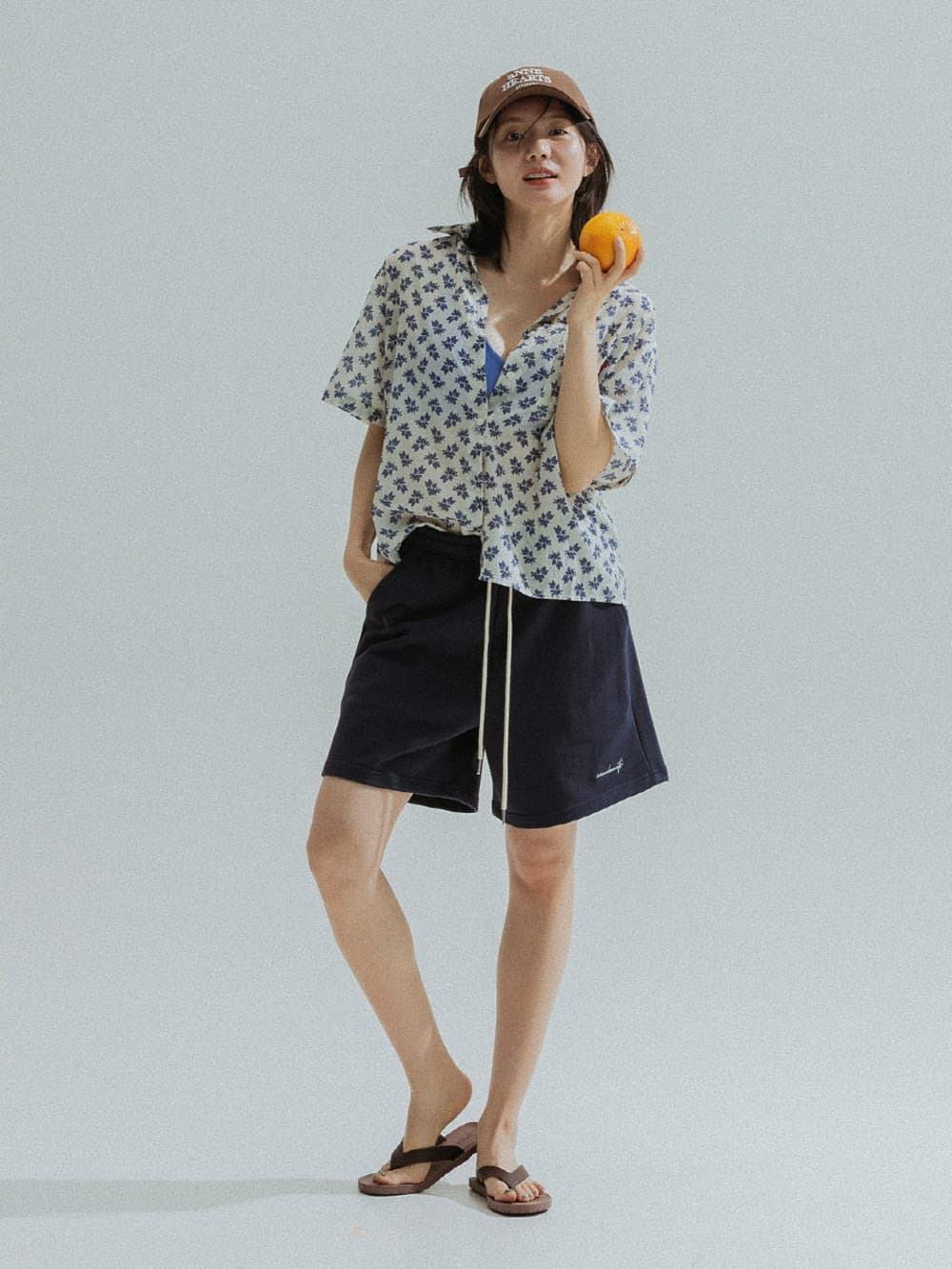 French Terry Shorts (Navy) — vue 7