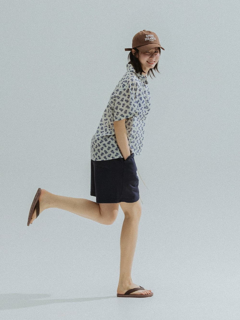 French Terry Shorts (Navy) — vue 9