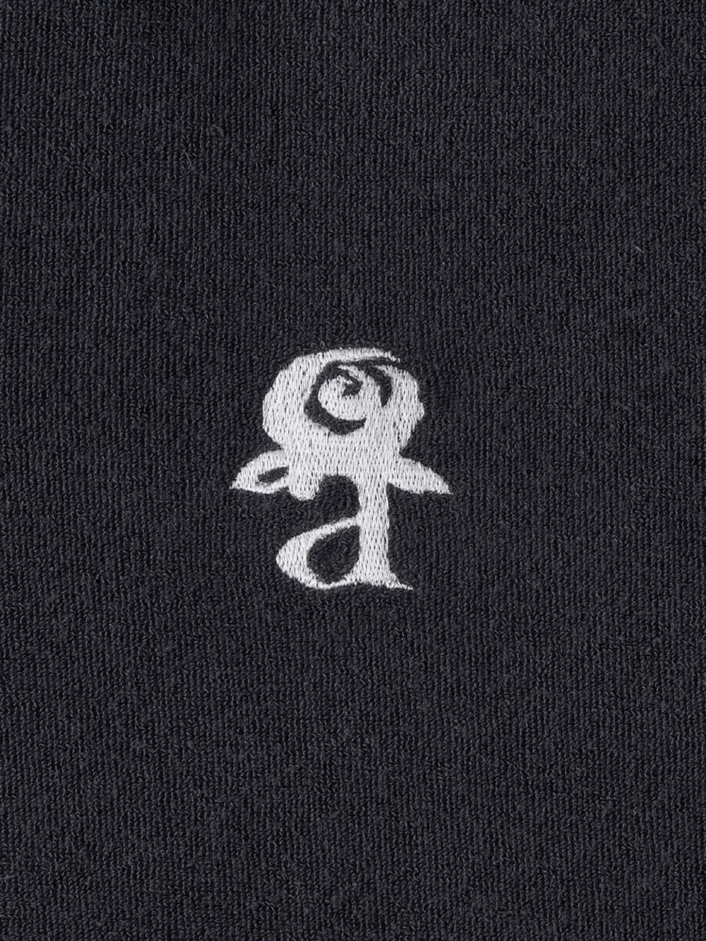 Relaxed Collar Terry Tee (Navy) — vue 11