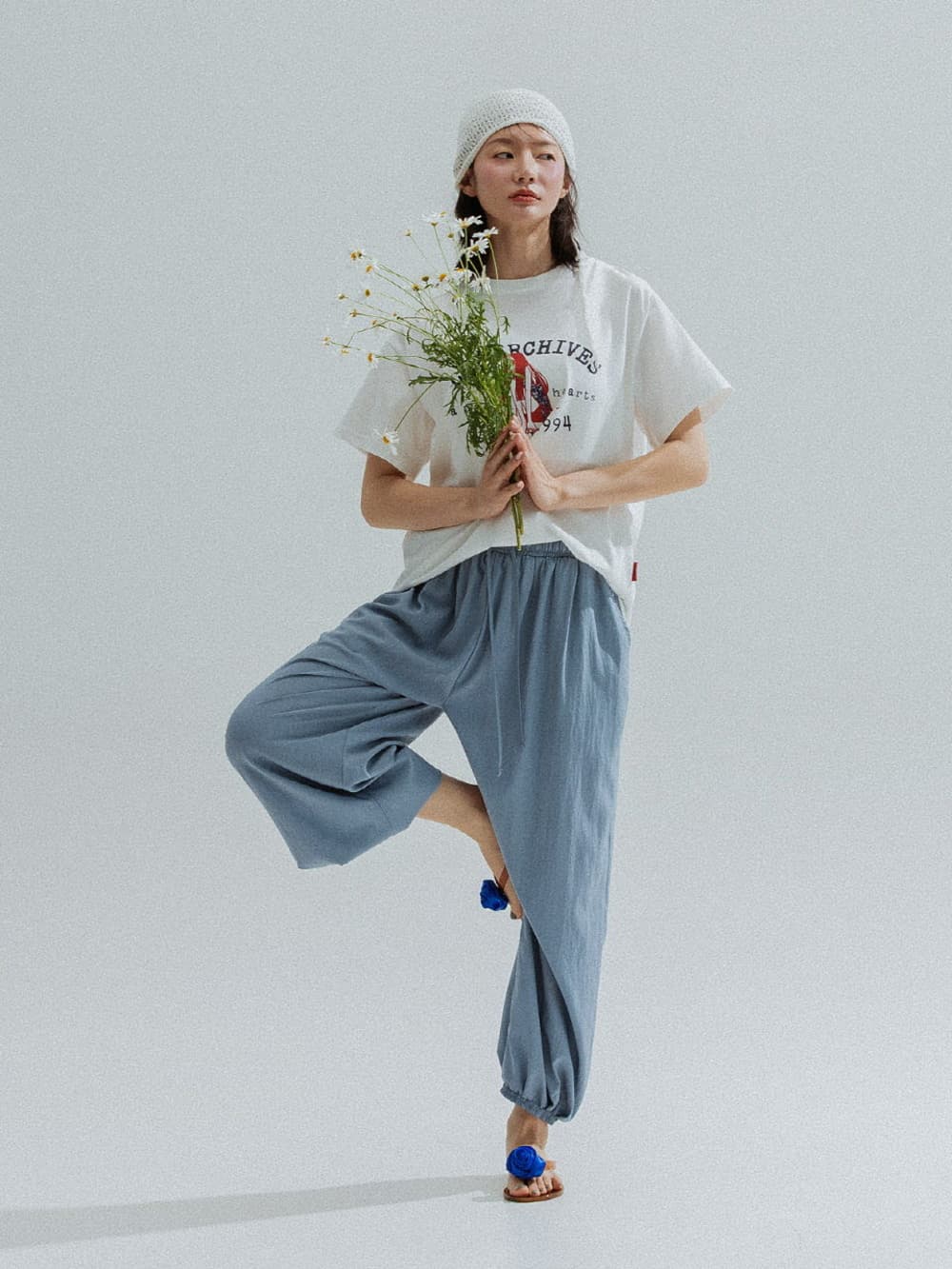 Fluid Lounge Pants (Blue) — vue 3