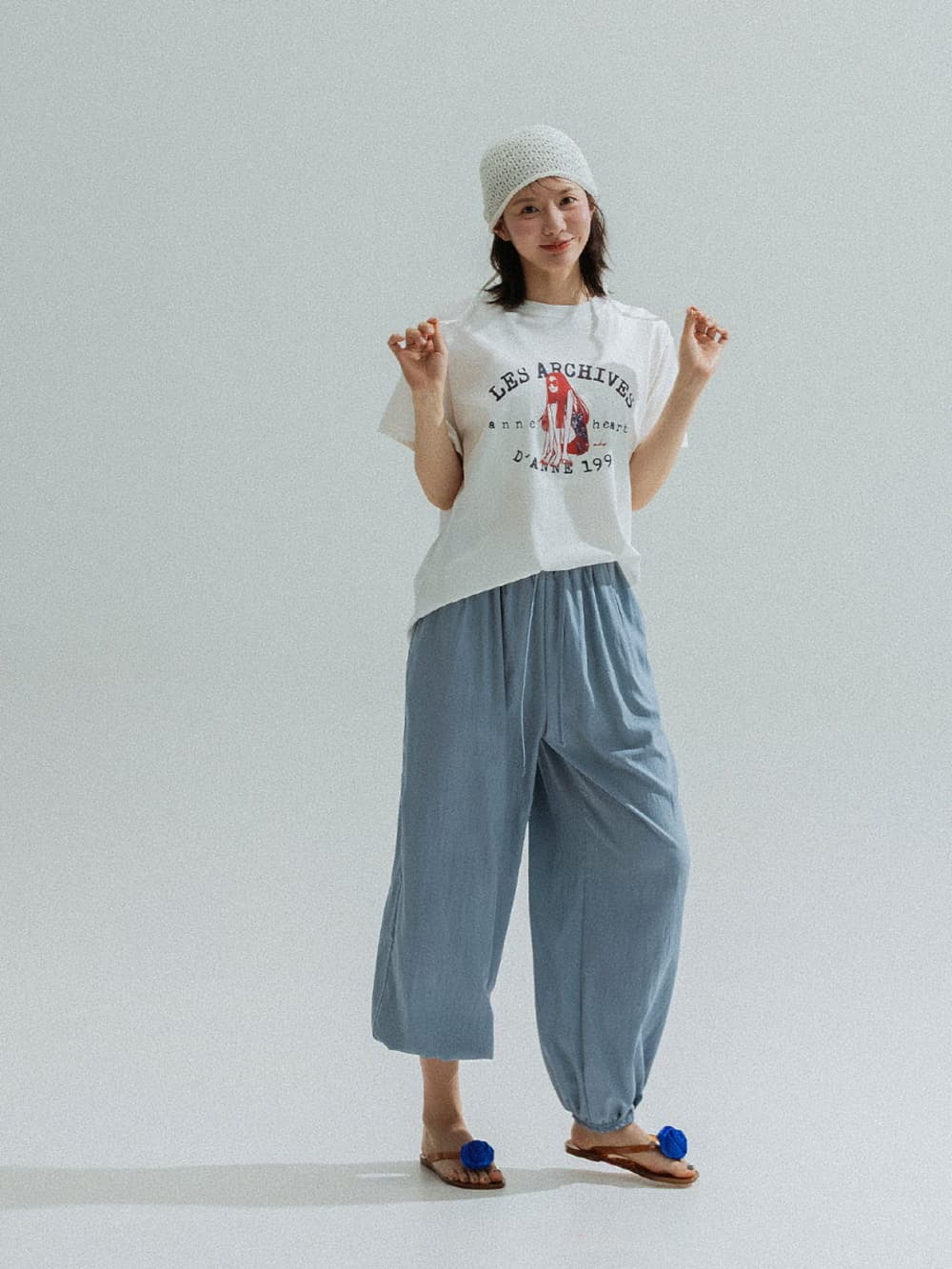 Fluid Lounge Pants (Blue) — vue 5